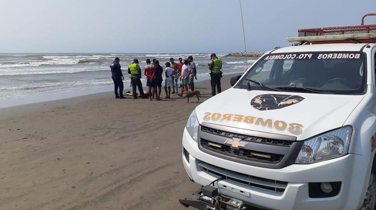 Lugar donde fue hallado el cuerpo.