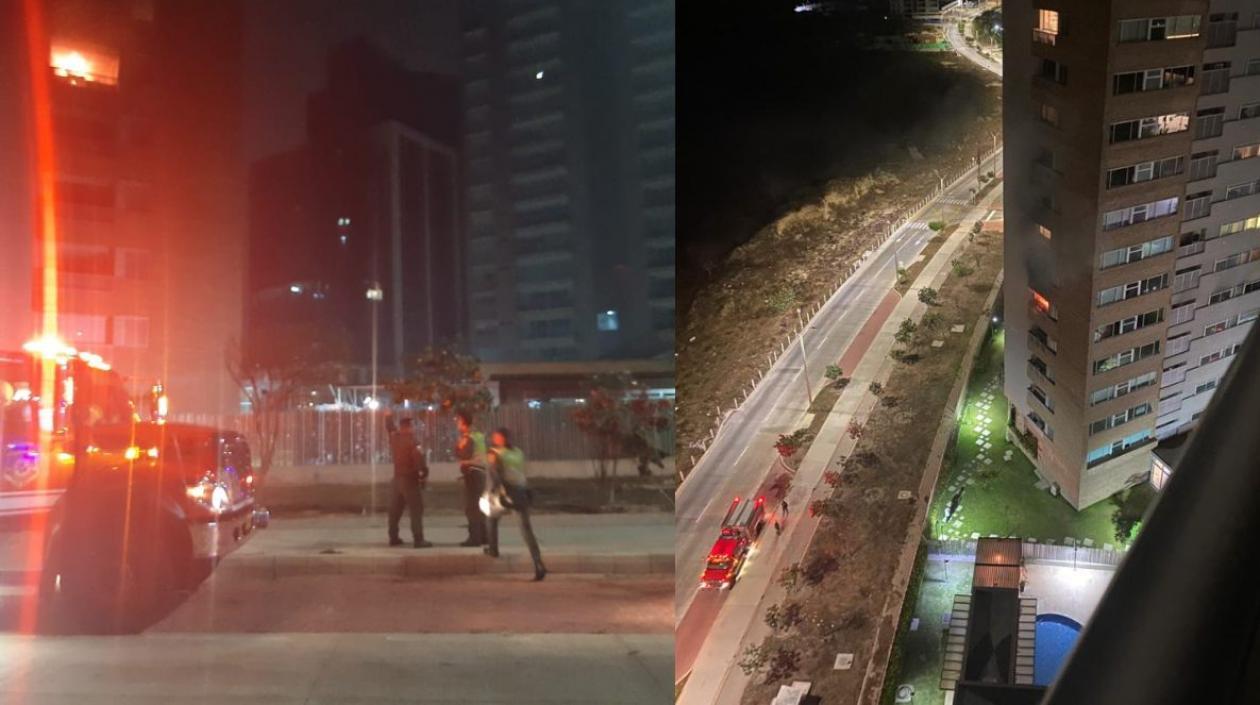 Imágenes de la emergencia.