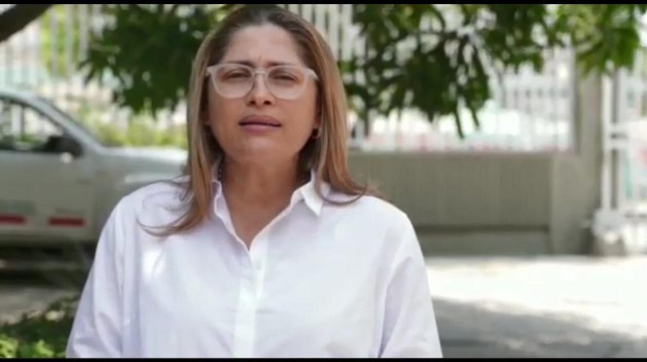 La Secretaria de Salud del Atlántico, Alma Solano.