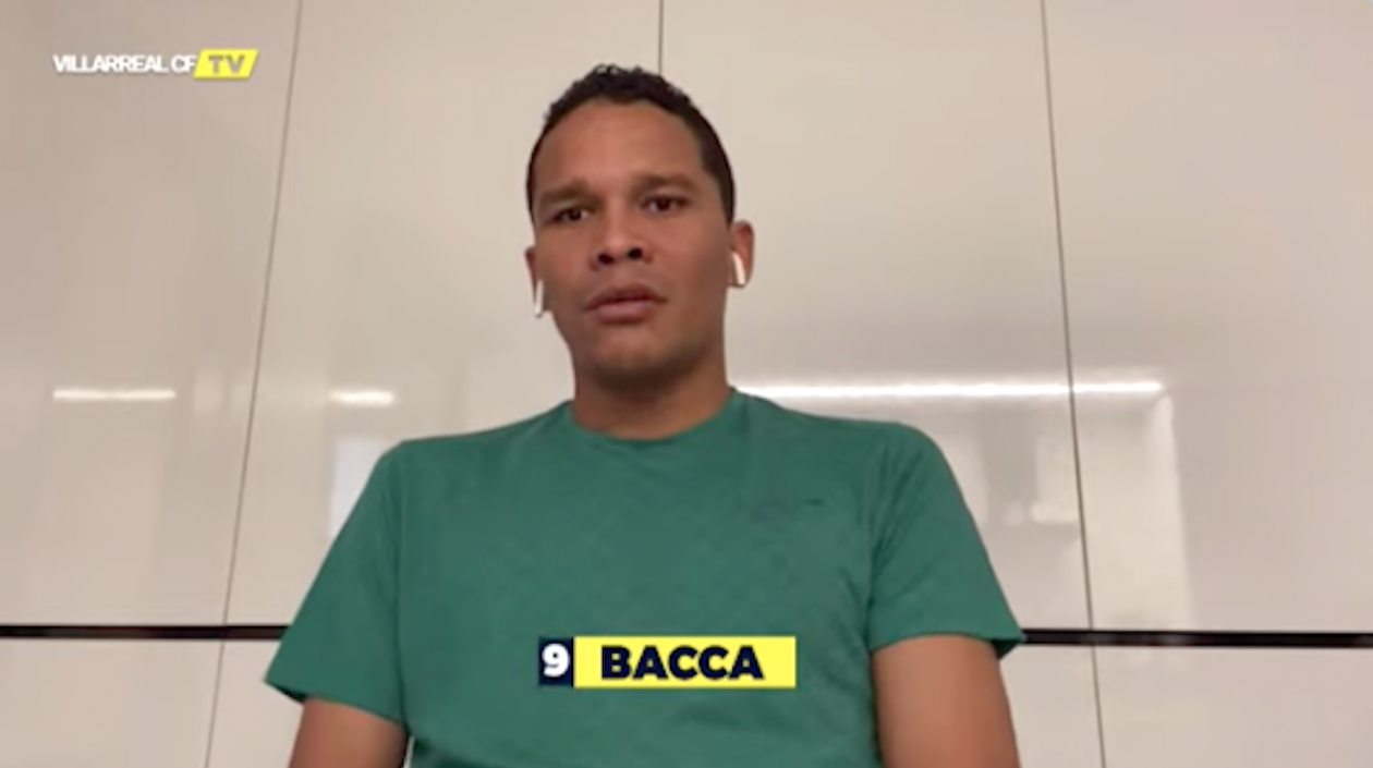 Carlos Bacca, delantero colombiano del Villarreal español.