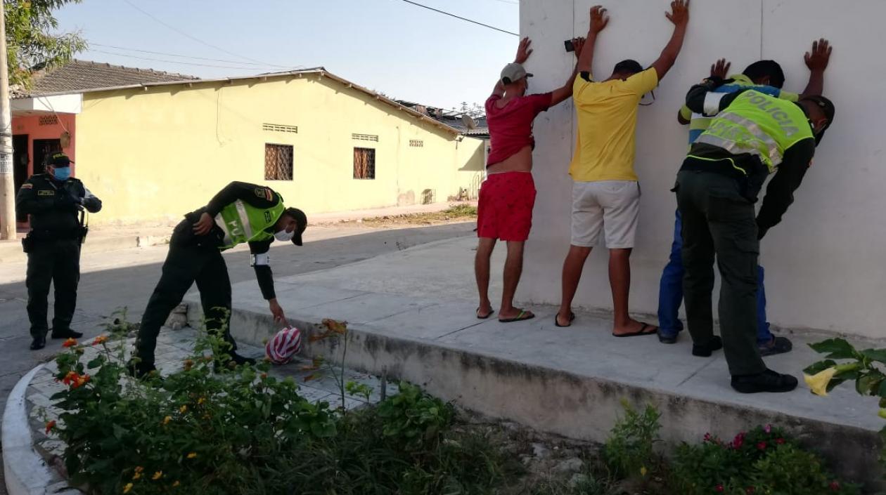 Uno de los operativos de la Policía.