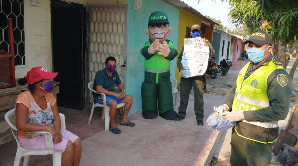 Acciones preventivas de la Policía en municipios del Atlántico.