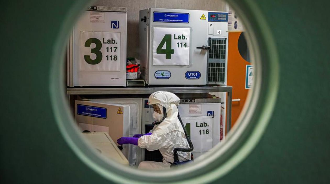 Laboratorio de coronavirus.