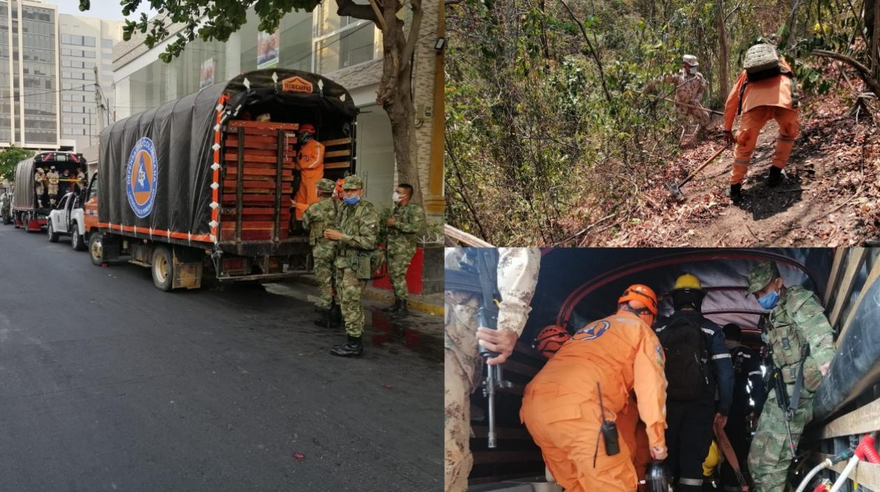 Ejército en la Sierra Nevada. 