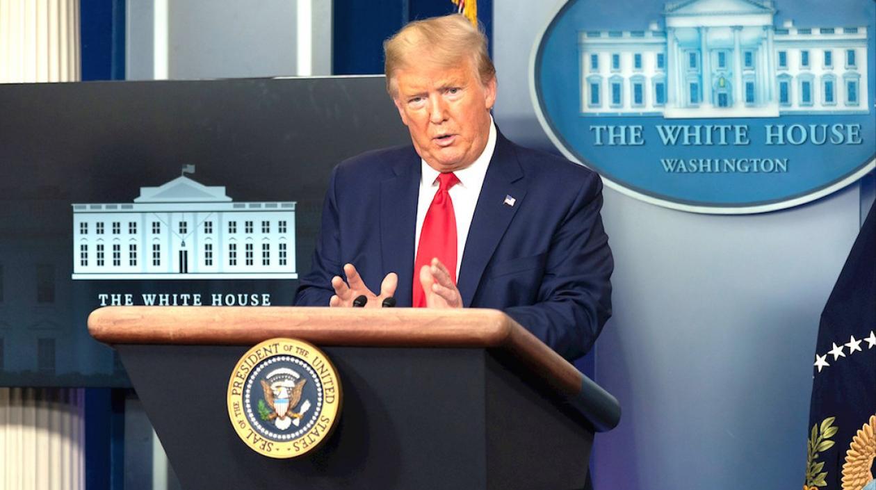 Donald Trump, Presidente de Estados Unidos.