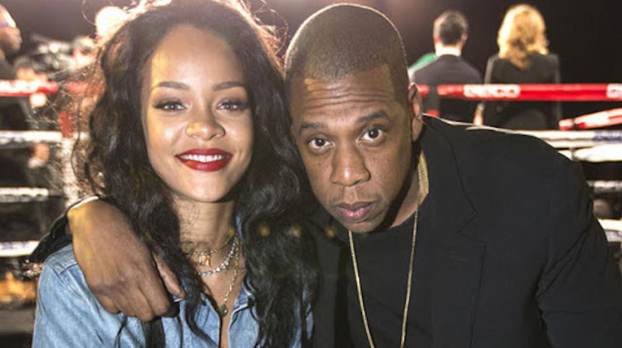 La cantante Rihanna y el rapero Jay-Z.