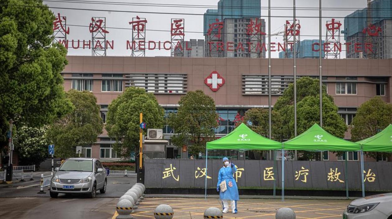Un hospital en Wuhan, China.