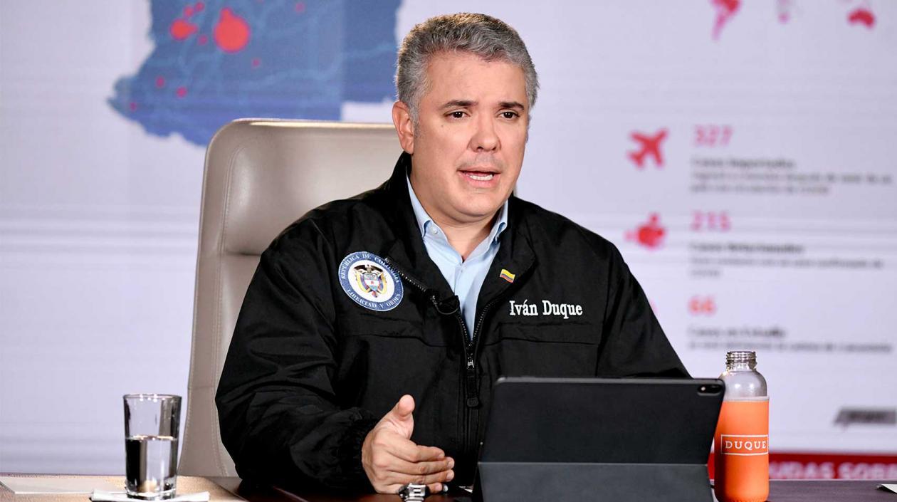 Iván Duque, presidente.