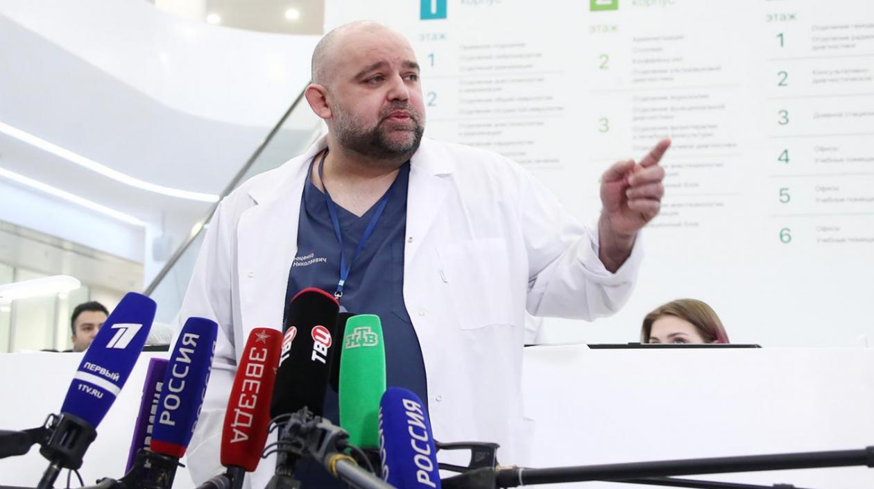 Denis Protsenko, el director del hospital Nº 40 de Kommunarka.