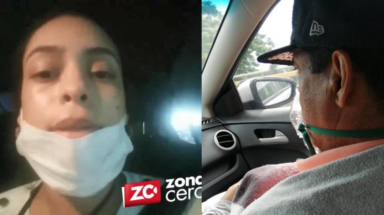 Laura Escandón y su papá, Jhonny.