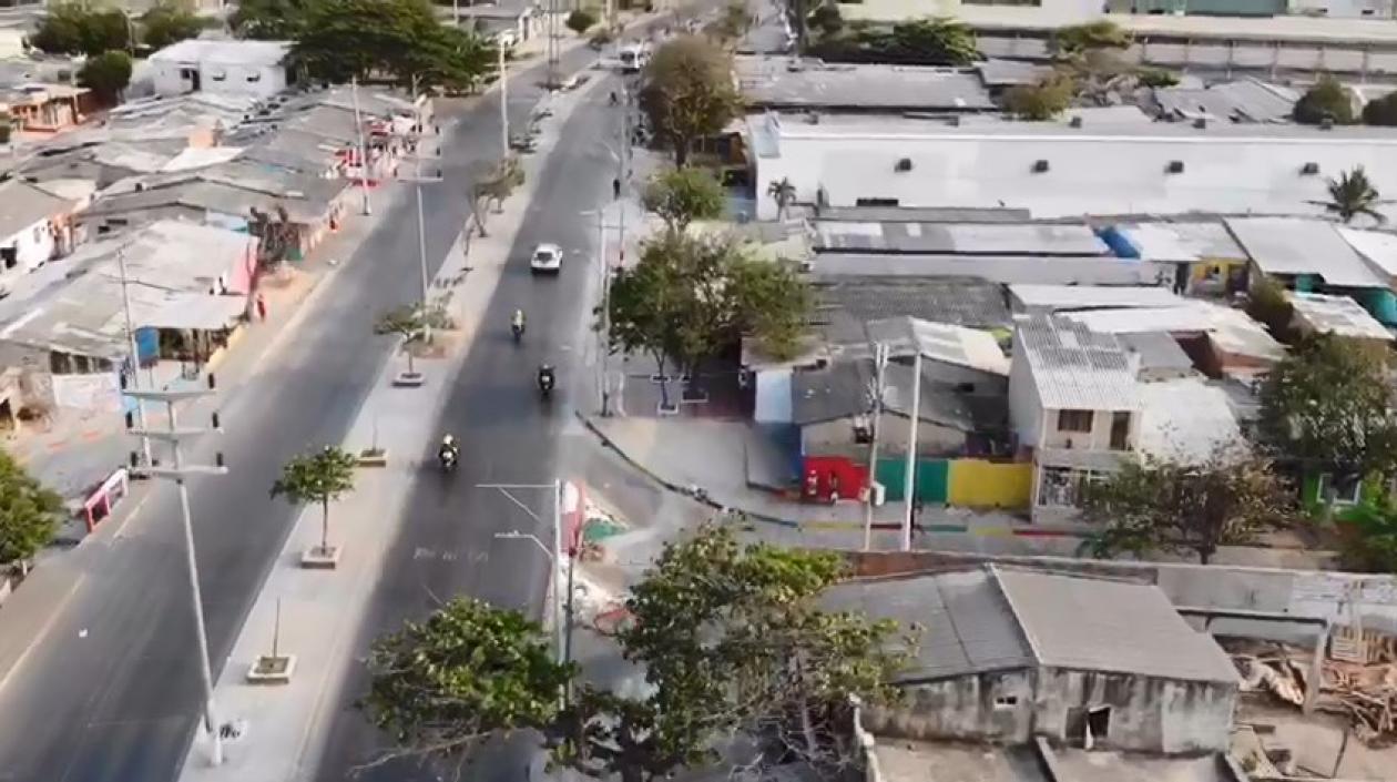 Aspecto de la calle 17.