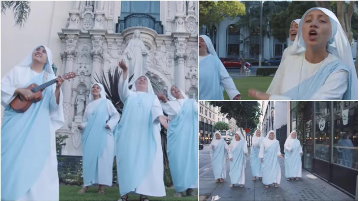 Integrantes del ministerio de música de la comunidad llamado “Canta y Camina”.