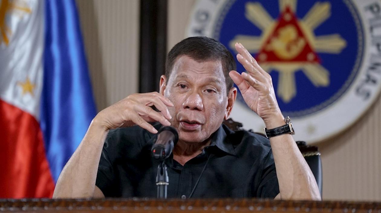 El presidente de Filipinas, Rodrigo Duterte.