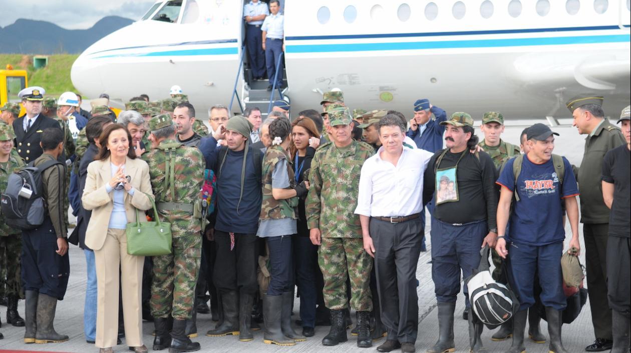 Fotografía de la 'Operación Jaque' en 2008.