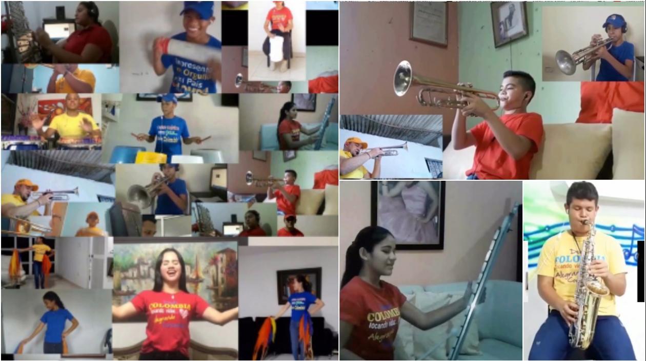 Banda de Baranoa, en la mezcla hecha de Colombia tierra querida en cuarentena.