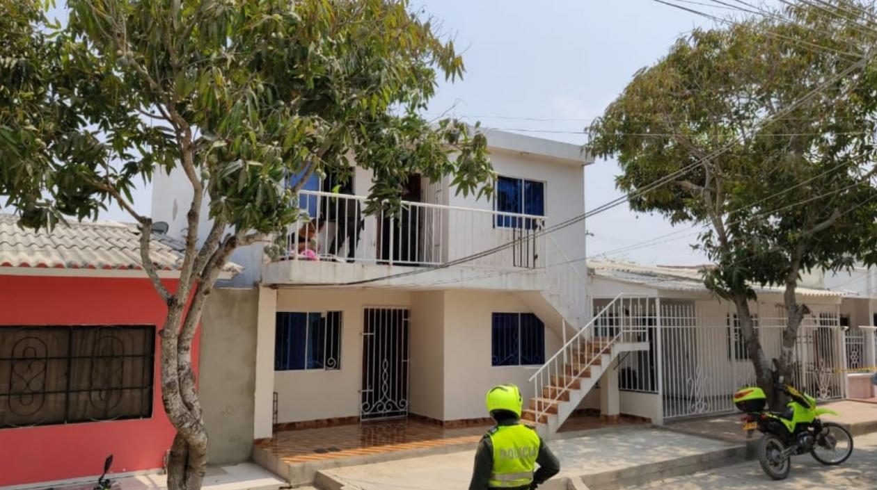 Lugar de los hechos, en el barrio El Manantial.