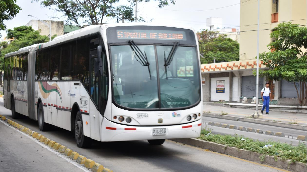 Articulado de Transmetro.