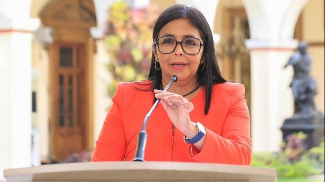 La vicepresidenta ejecutiva de Venezuela, Delcy Rodríguez.