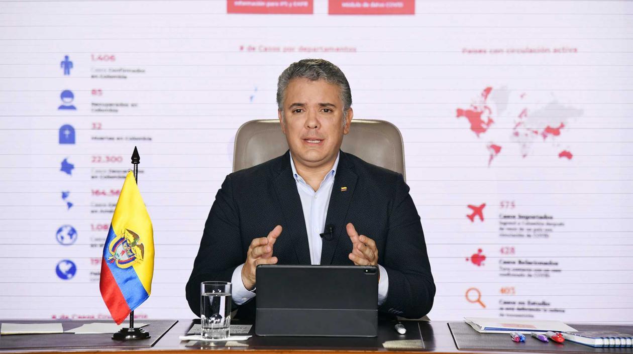 El Presidente de la República, Iván Duque.