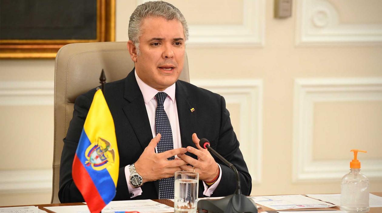 El Presidente de la República, Iván Duque.