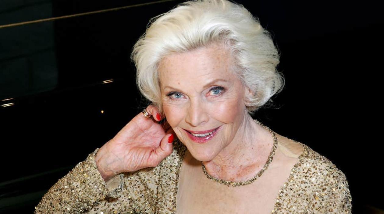  Honor Blackman, actriz británica fallecida.