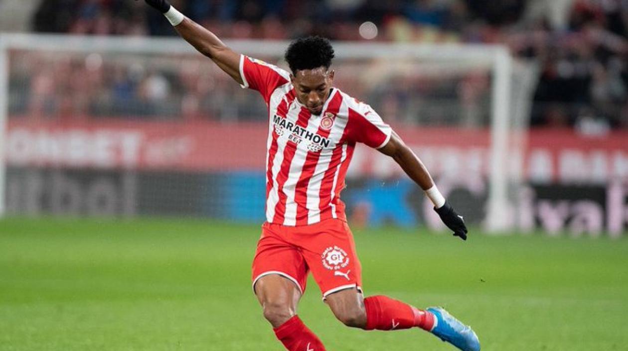El colombiano del Girona Johan Mojica.