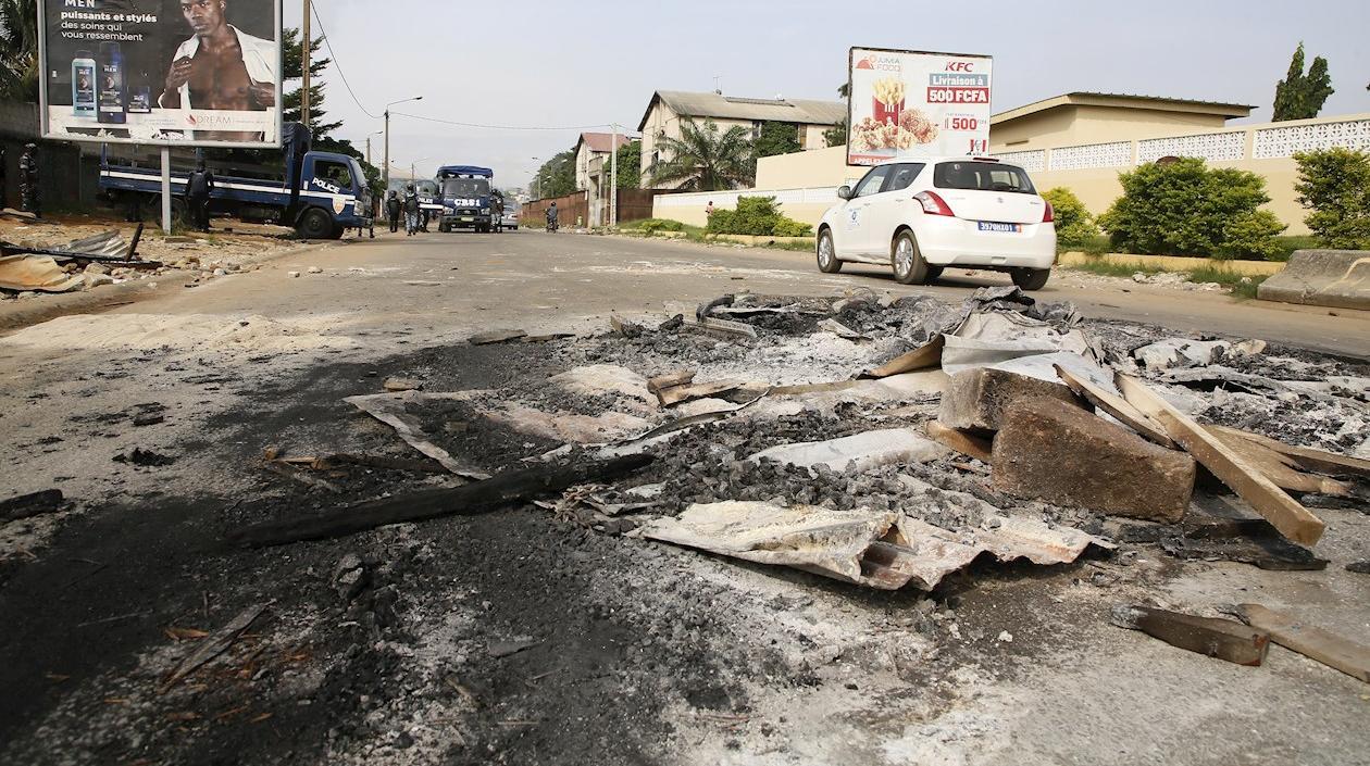 Imagen de cómo quedó el centro de pruebas.