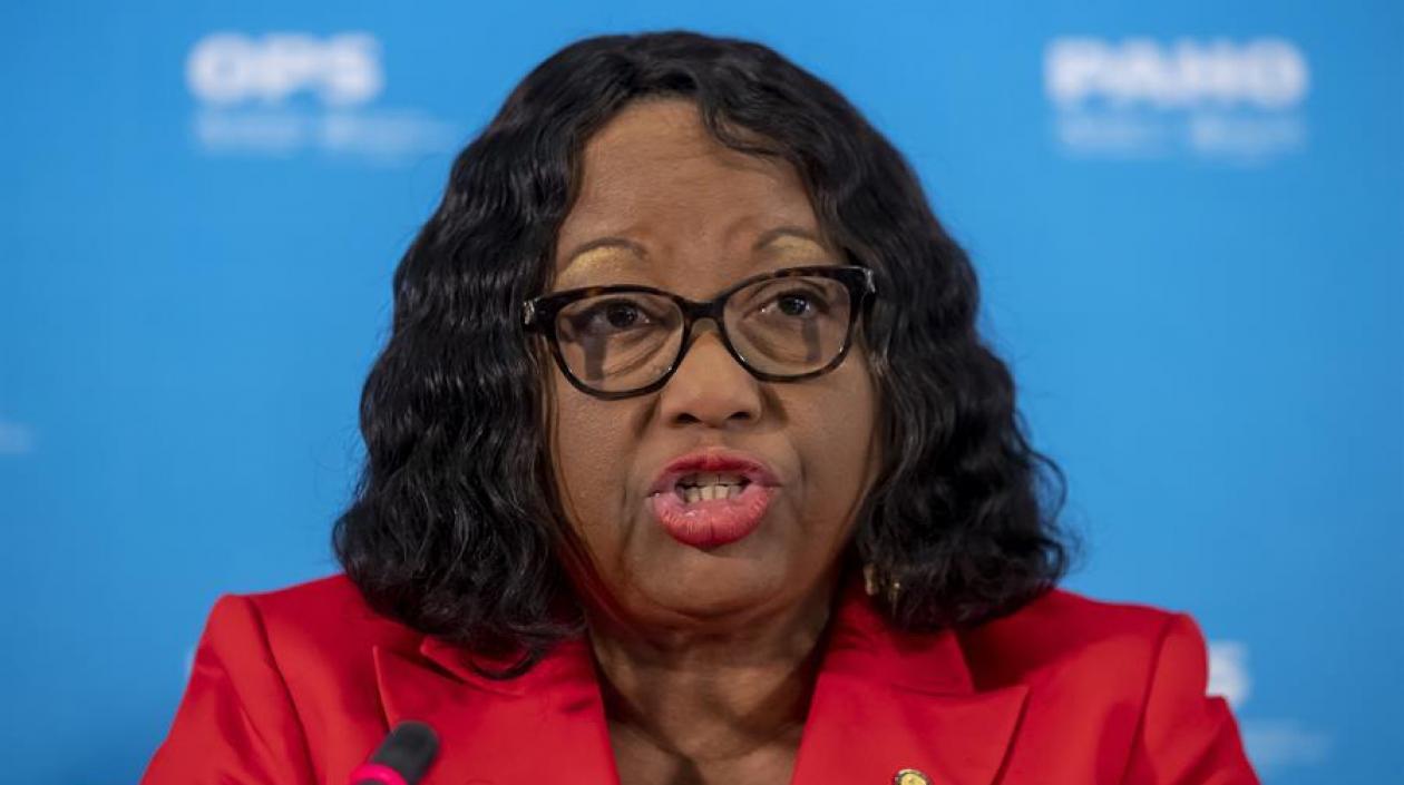 En la imagen la directora de la Organización Panamericana de la Salud (OPS). Carissa F. Etienne.