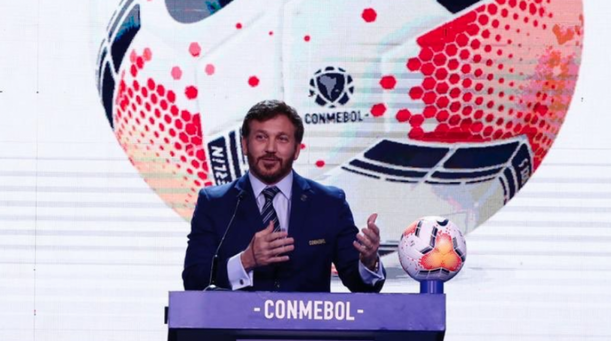 El presidente de la Conmebol, Alejandro Domínguez.