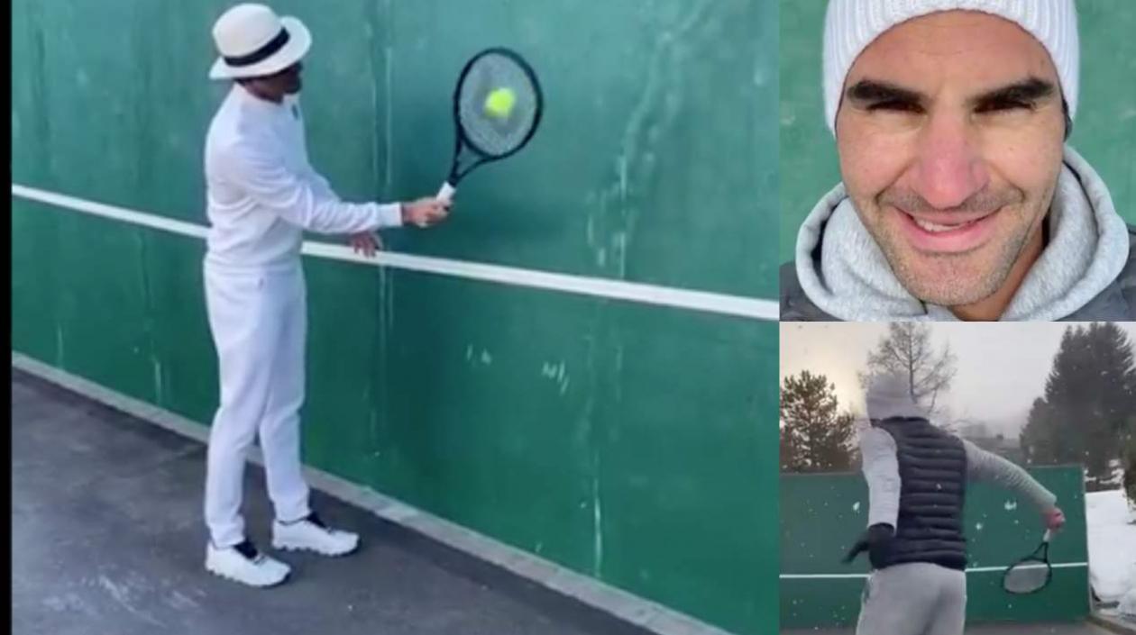 Roger Federer, tenista suizo.