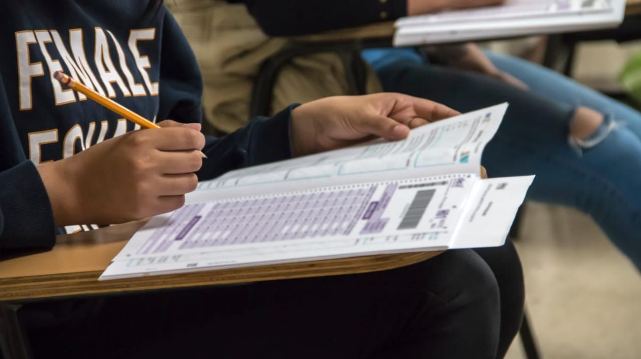 Ilustración de Pruebas Saber 11.