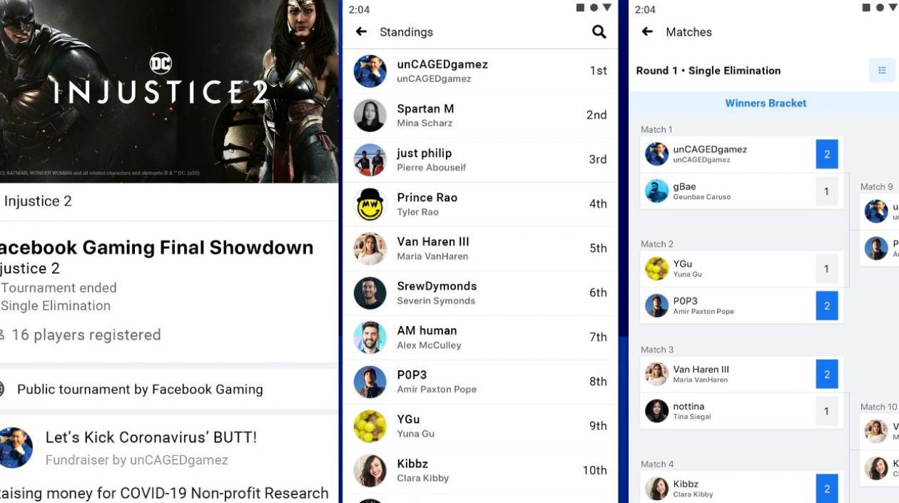 Los creadores y emisoras pueden organizar torneos de fanáticos mientras transmiten en vivo. 