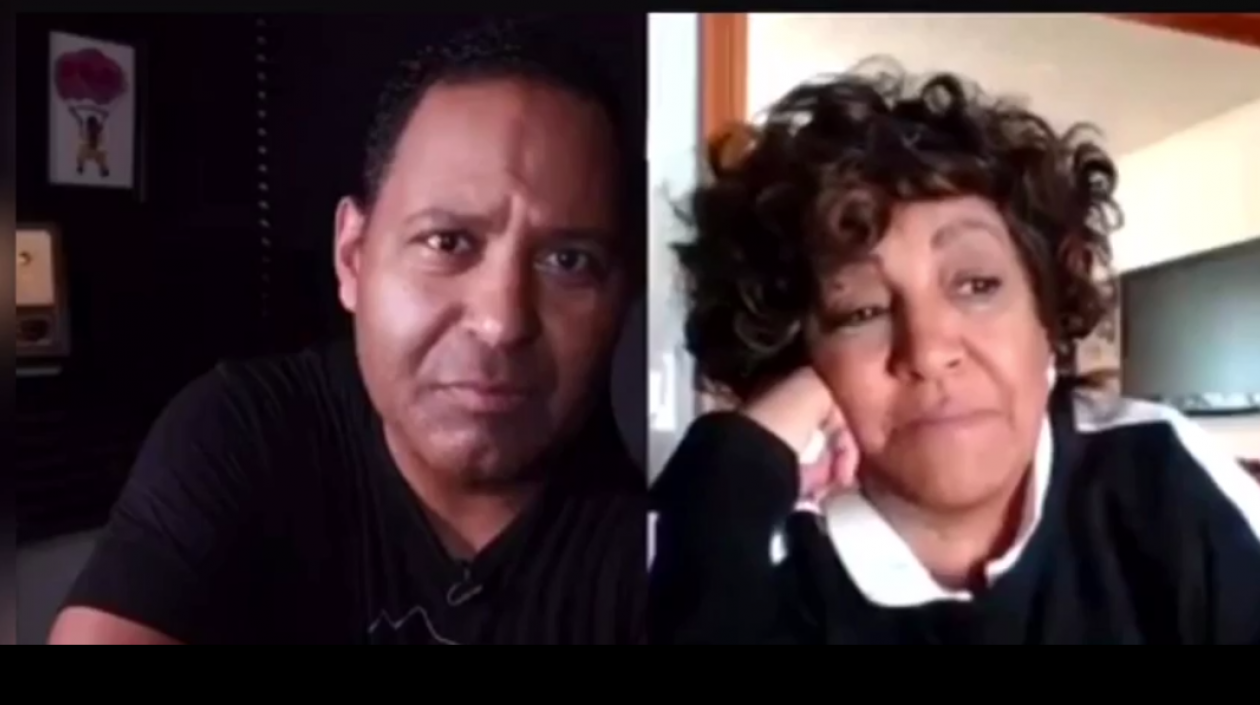 Fausto Arias y Milly Quezada.