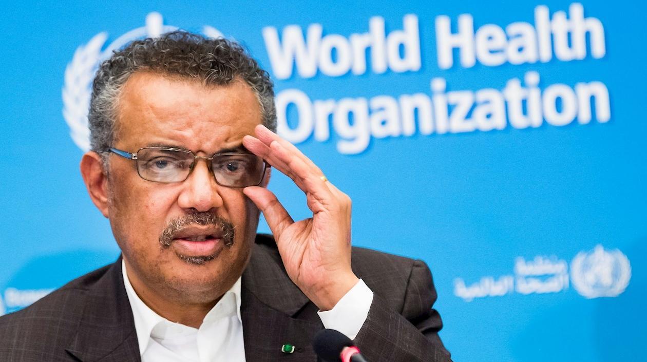  Tedros Adhanom director general de la OMS.