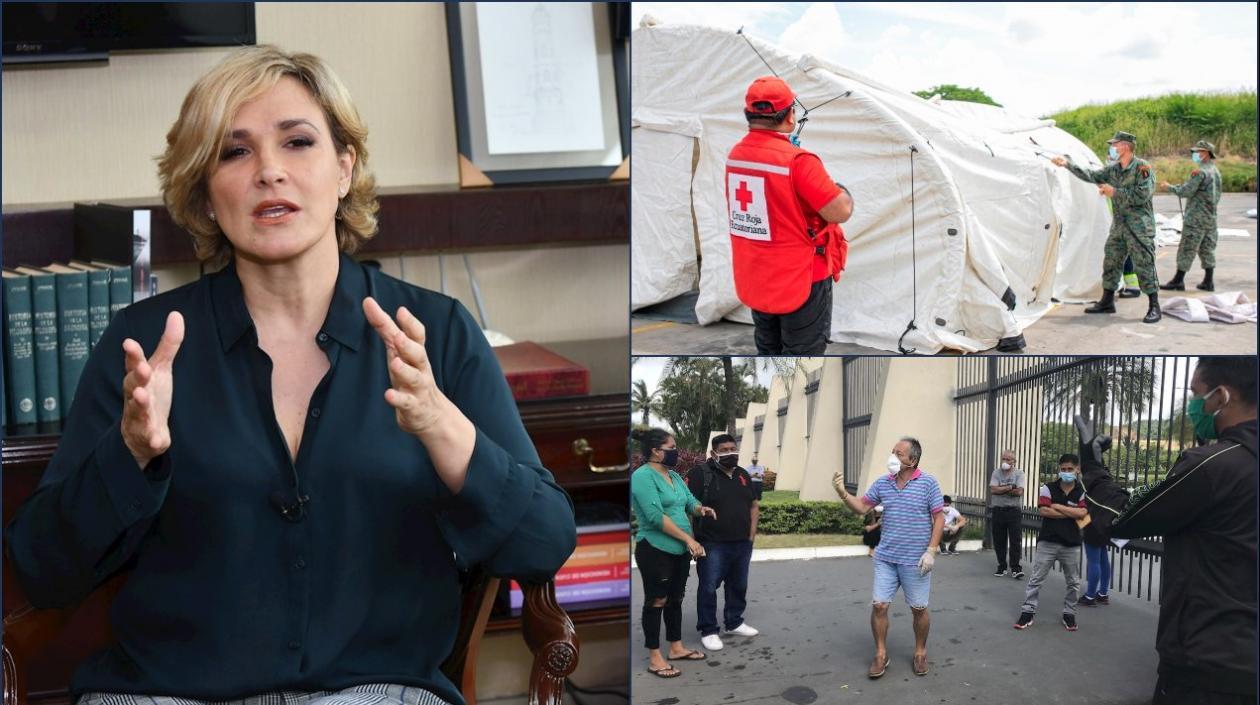 La alcaldesa de Guayaquil, Cynthia Viteri.