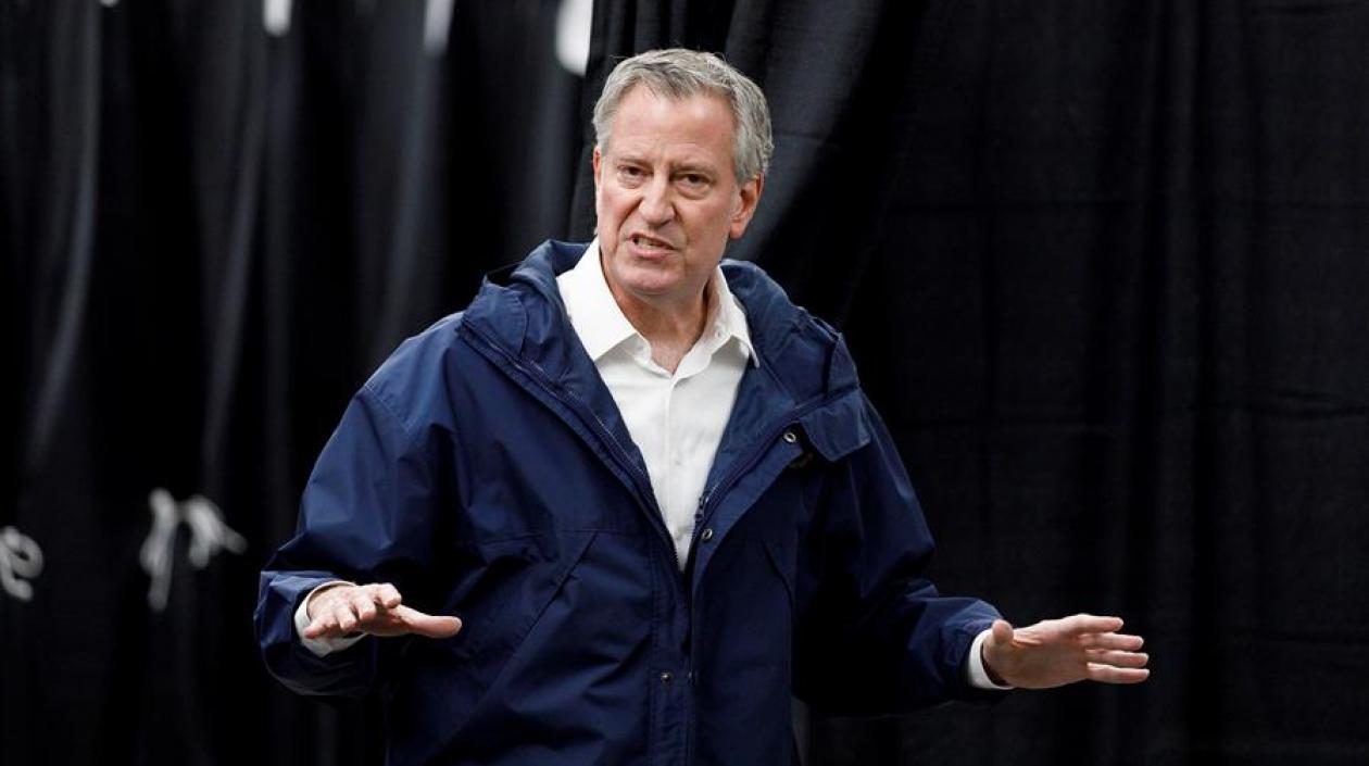  Bill de Blasio, alcalde de Nueva York.