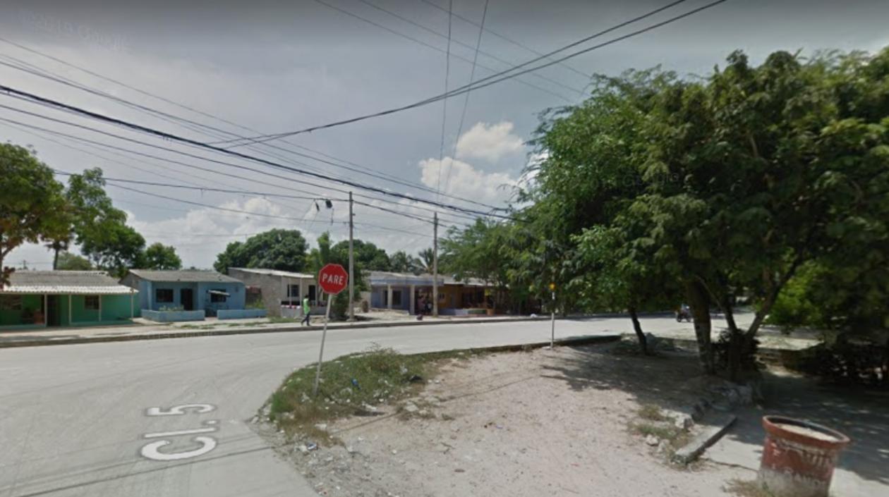 Lugar donde ocurrió el crimen.