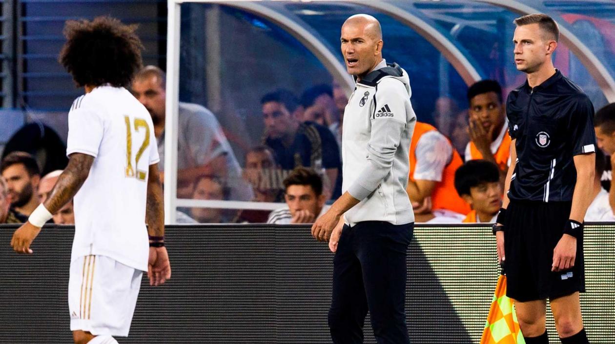 Zinedine Zidane, técnico del Real Madrid. 