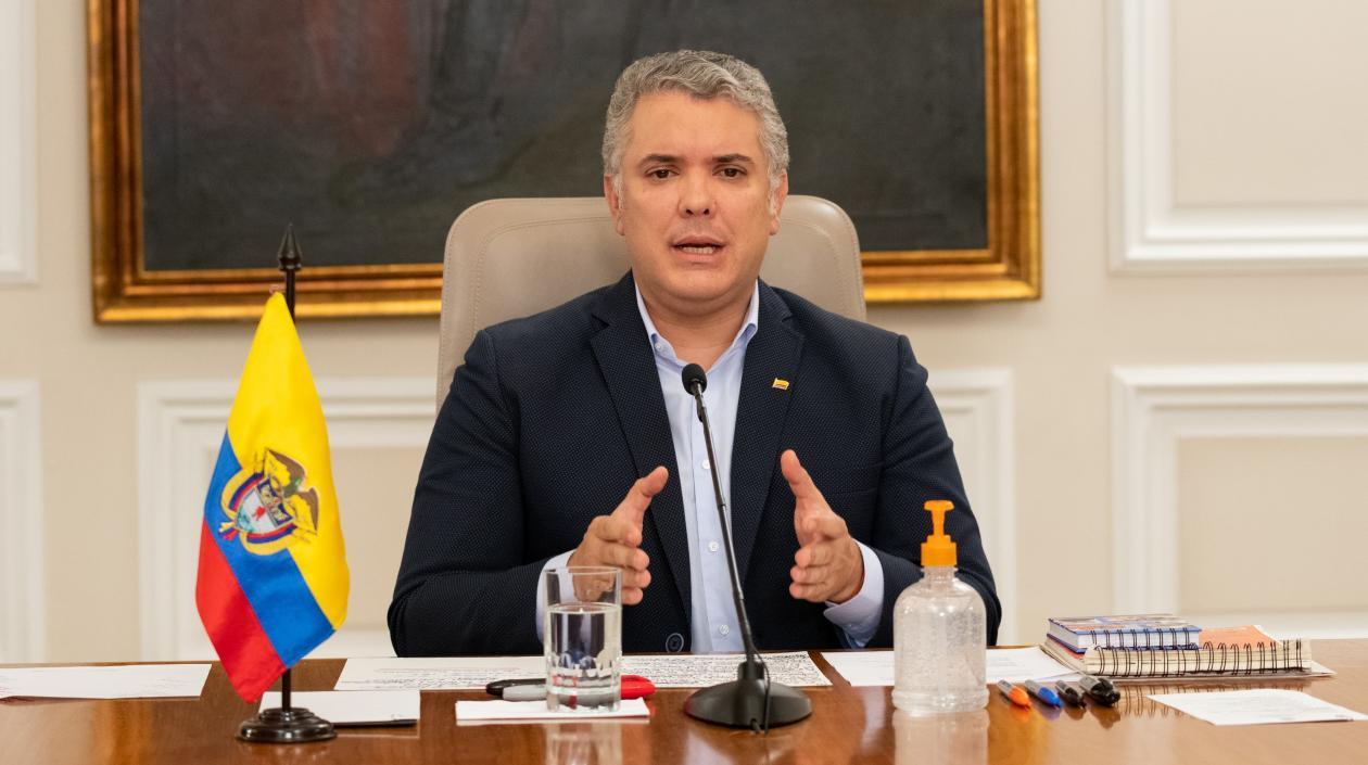 Iván Duque, presidente de Colombia.
