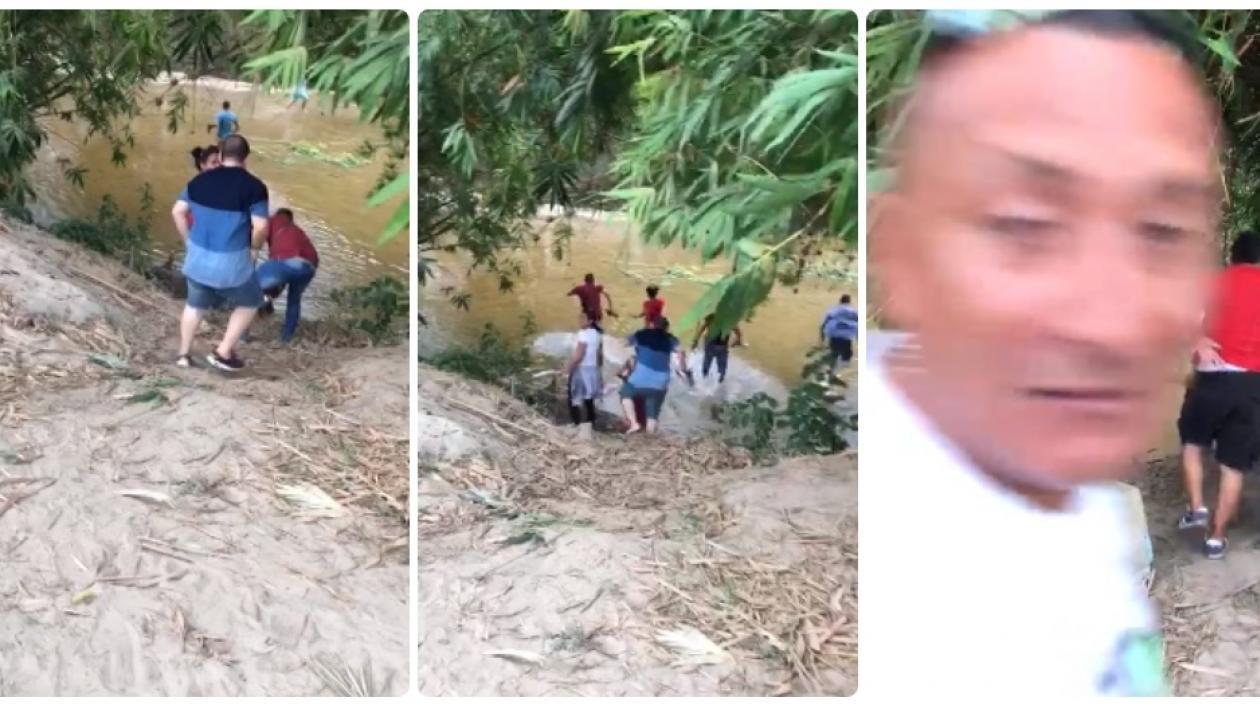 En video quedaron capturados los integrantes de la fiesta en cuarentena