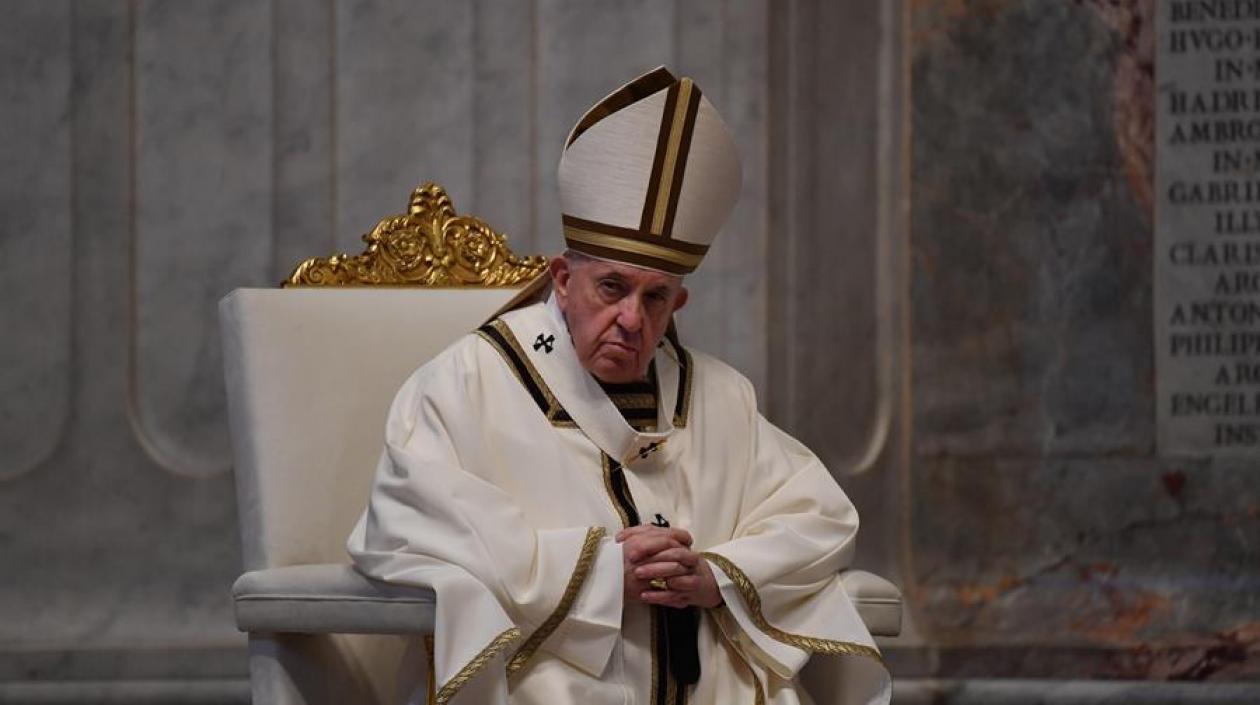 El Papa Francisco este domingo de resurreción.