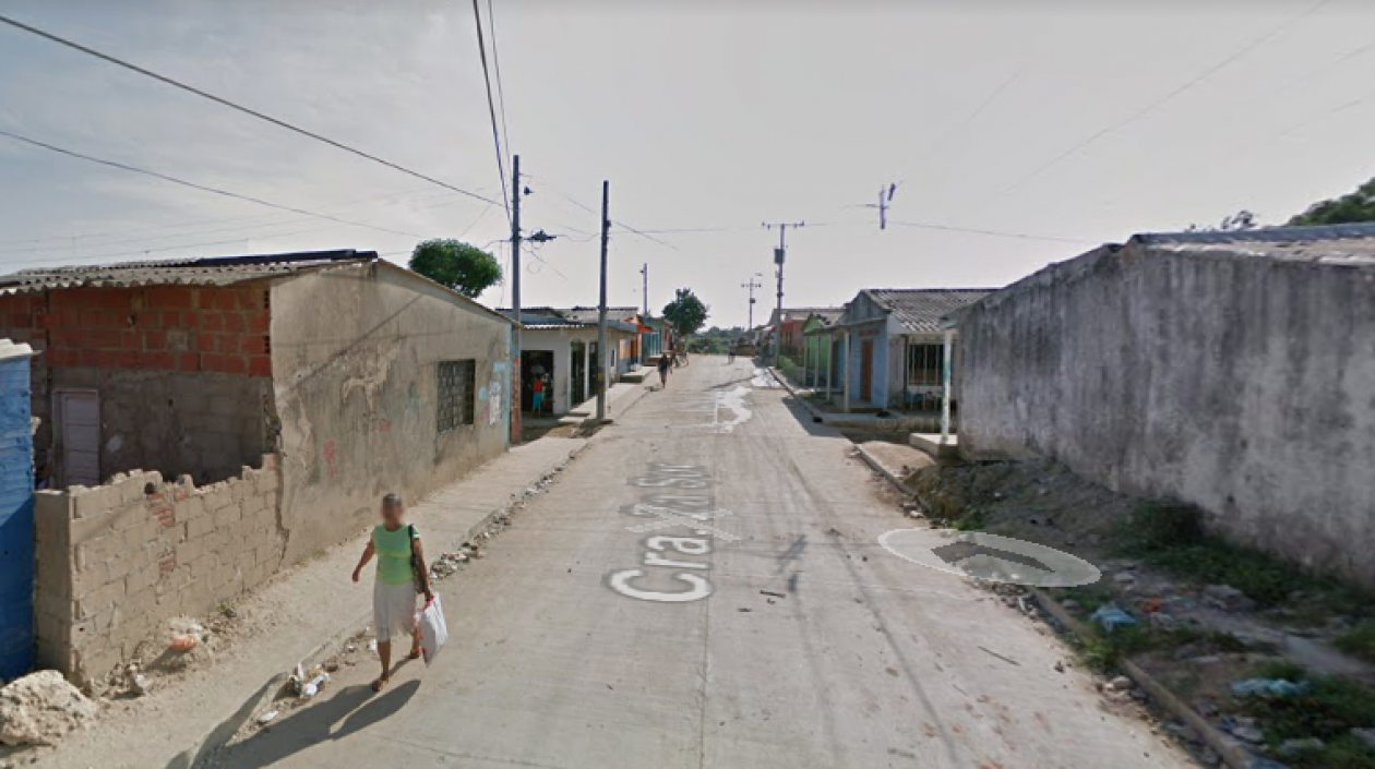 Lugar de los hechos en el barrio San Carlos.