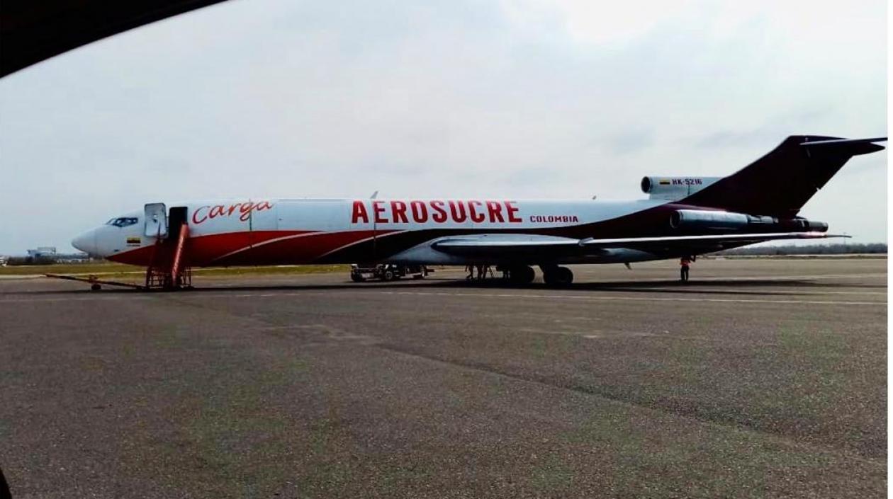 Aerosucre, transporte de carga.
