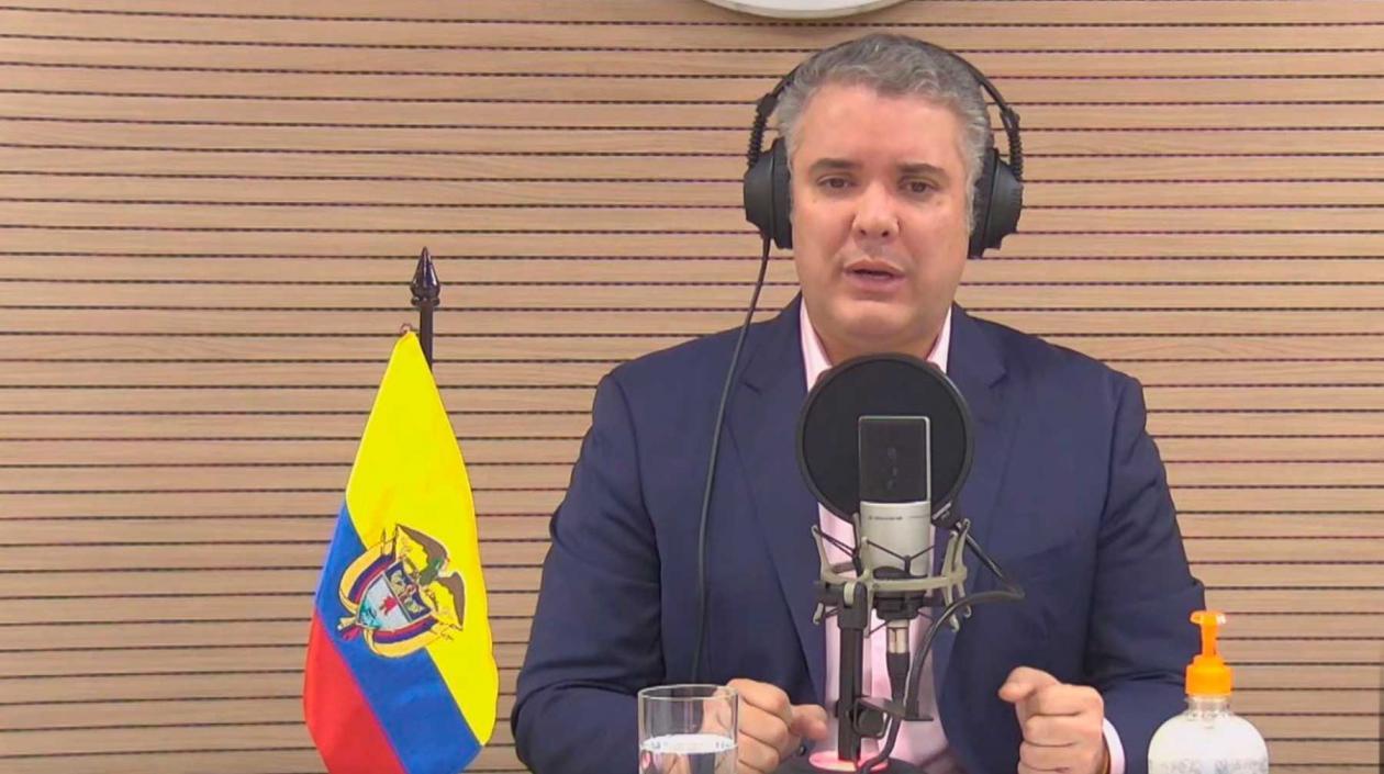 Iván Duque, presidente de Colombia.