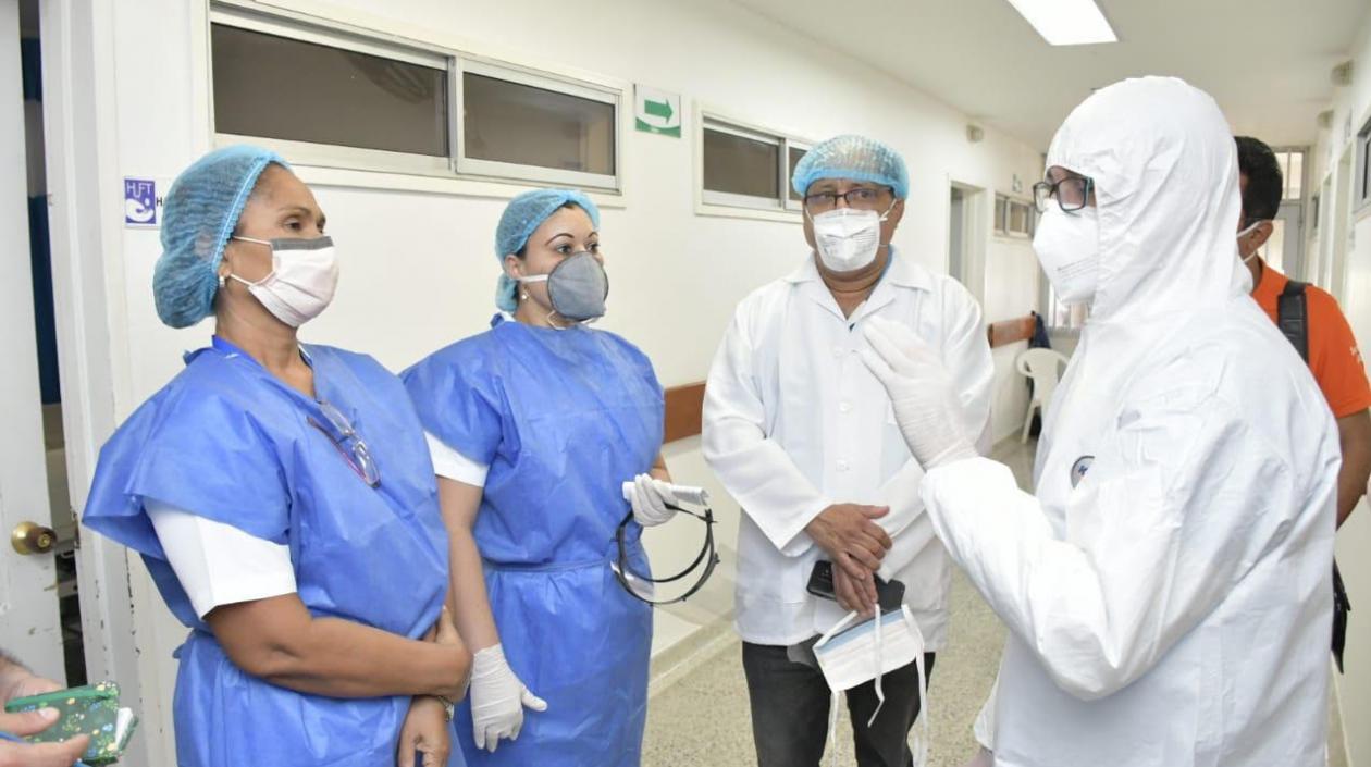 Personal médico en tiempo de coronavirus.