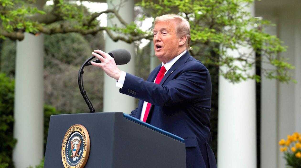 Donald Trump, Presidente de Estados Unidos.