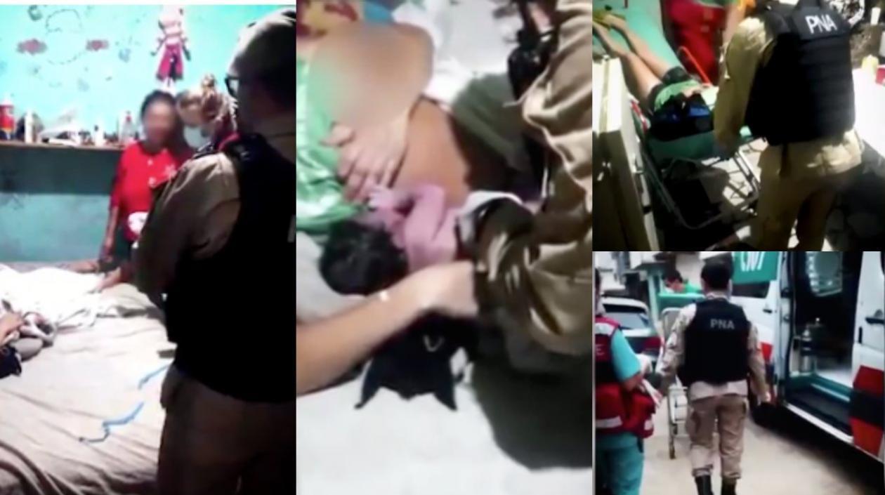 El personal realizaba controles de rutina por la zona cuando la futura mamá, comenzó con su trabajo de parto.