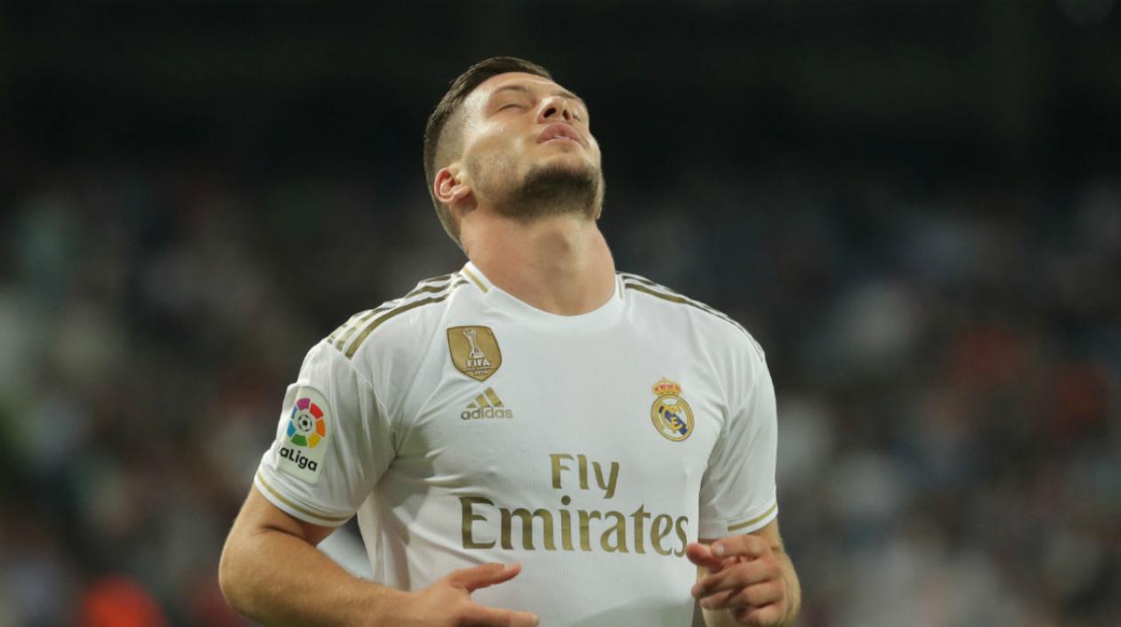 Luka Jovic, jugador del Real Madrid. 