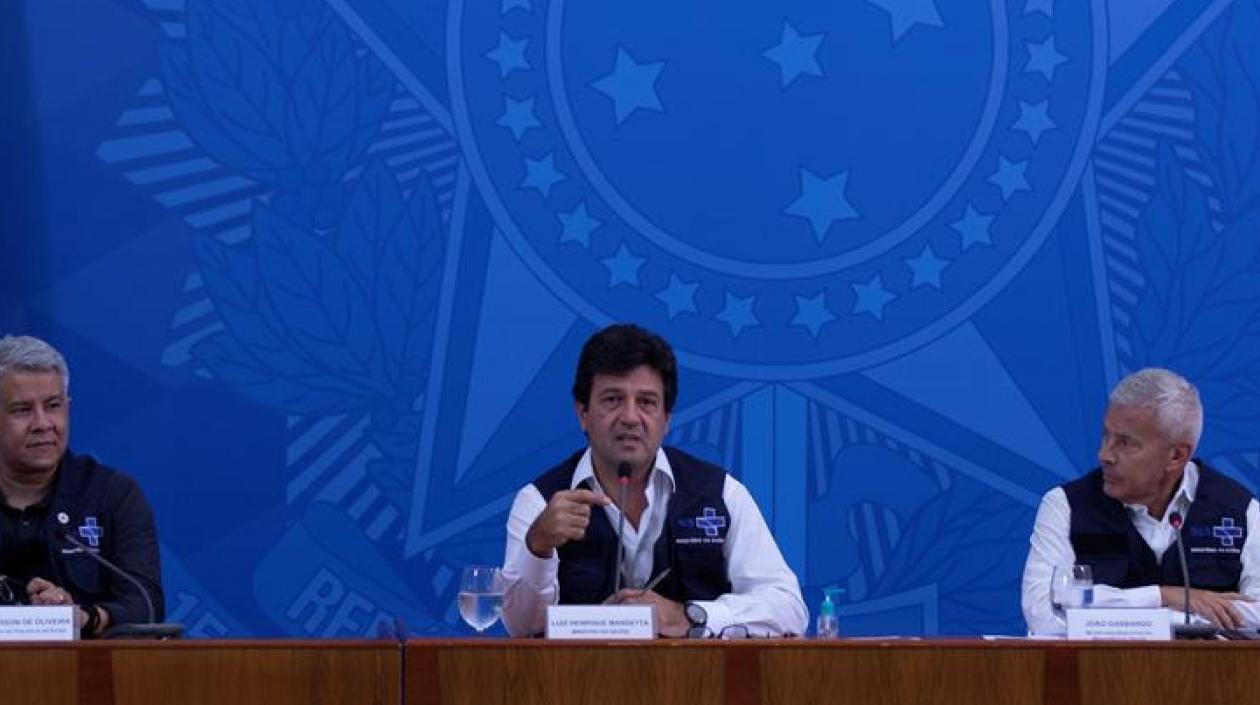 El ministro de Salud de Brasil, Luiz Henrique Mandetta.