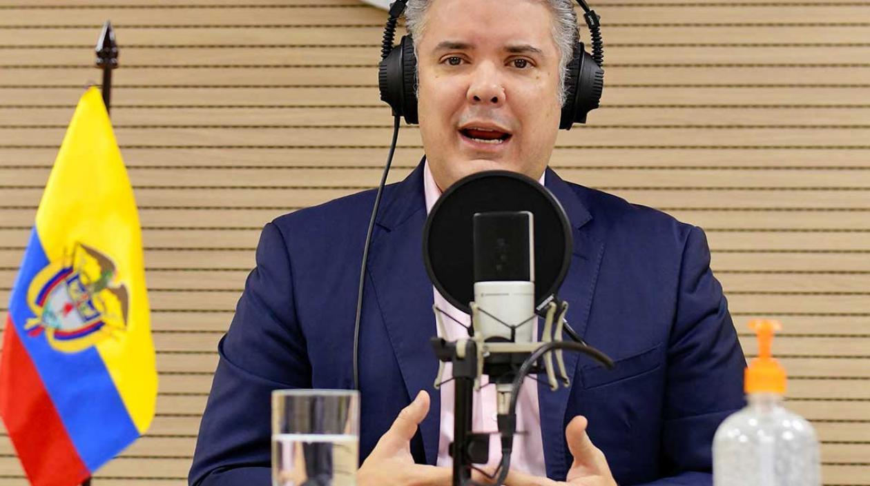 El Presidente Duque descartó una reforma tributaria.